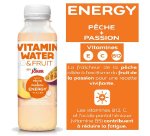 Vitamin water & fruit by JOKER Energy Pêche passion 50 cl - 12 bouteilles