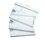 Portatarjetas rigido doble horizontal 85 x 54 mm FF906 - Caja de 50
