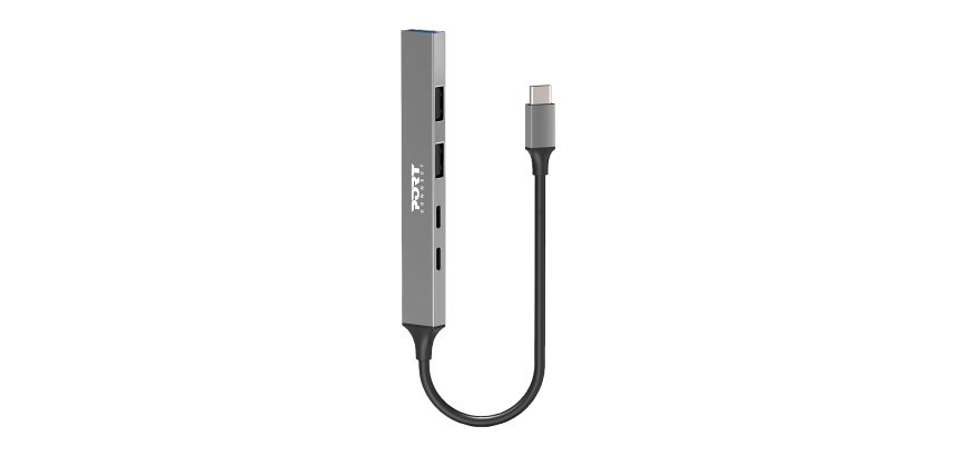 Hub & concentrateur USB Type-C 5000 Mbit/s Port Designs 900163