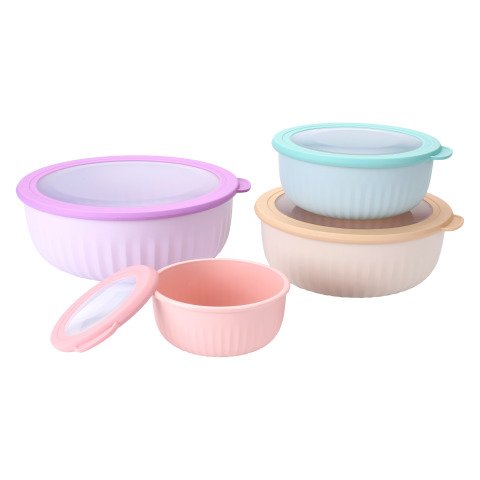 Juego de 4 Tuppers Soft Colors