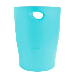 Corbeille à papier Ecobin Exacompta vert pastel