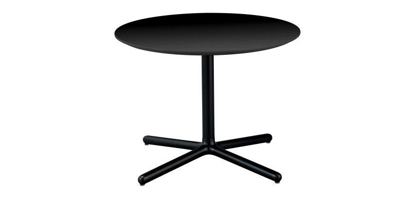Round coffee table Mag - diameter 60 cm - melamine top - metal leg