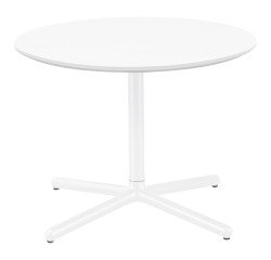 Table basse Mag - plateau rond - piètement croix