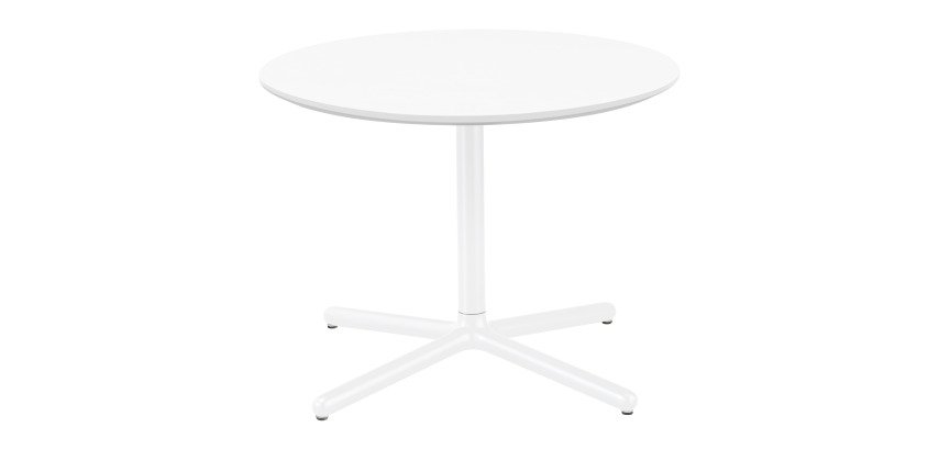 Table basse Mag - plateau rond - piètement croix