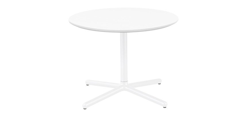 Table basse Mag - plateau rond - piètement croix