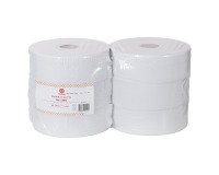 Papier toilette Maxi Jumbo double épaisseur Bruneau - 6 rouleaux de 380 m