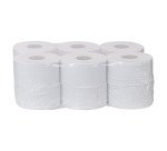 Papel higiénico mini Jumbo Bruneau doble capa 175 m - pack de 12 rollos  