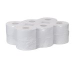 Papel higiénico mini Jumbo Bruneau doble capa 175 m - pack de 12 rollos  