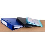 Classeur 4 anneaux plastifié Viquel Propysoft personnalisable A4 - Dos 2,5 cm couleurs translucides