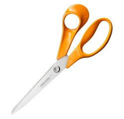 Scissors for right-handed people sharp point Fiskars 25 cm orange