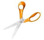 Ciseaux droitiers bouts pointus Fiskars 25 cm oranges