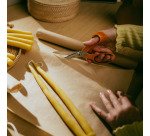 Ciseaux droitiers bouts pointus Fiskars 25 cm oranges