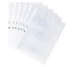 Pochettes perforées Bruneau A4 polypropylène lisse 9/100e - Boîte de 100