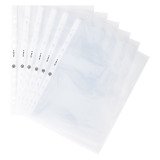 Pochettes perforées Bruneau A4 polypropylène lisse 9/100e - Boîte de 100