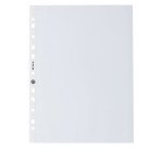 Pochettes perforées Bruneau A4 polypropylène grainé 9/100e - Boîte de 100