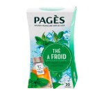 Thé à froid saveur menthe Pagès - Boîte de 20 sachets
