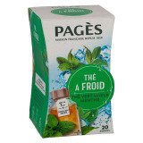 Thé à froid saveur menthe Pagès - Boîte de 20 sachets