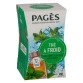 Thé à froid saveur menthe Pagès - Boîte de 20 sachets