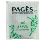 Thé à froid saveur menthe Pagès - Boîte de 20 sachets