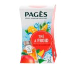 Thé à froid saveur mangue Pagès – Boîte de 20 sachets