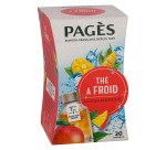 Thé à froid saveur mangue Pagès – Boîte de 20 sachets
