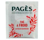 Thé à froid saveur mangue Pagès – Boîte de 20 sachets
