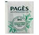 Thé vert citron-citron vert Bio Pagès - Boîte de 50 sachets