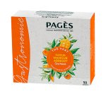 Thé vert mangue abricot Pagès – Boîte de 50 sachets