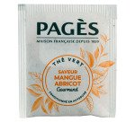 Thé vert mangue abricot Pagès – Boîte de 50 sachets