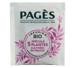 Infusion Spéciale 5 plantes Bio Pagès - Boîte de 20 sachets