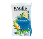 Infusion poire myrtille Pagès – Boîte de 20 sachets