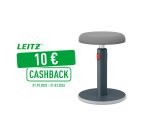 Tabouret ergonomique assis-debout - gris - Leitz Ergo