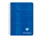 Carnet Clairefontaine reliure spirale 95 x 140 mm - ligné - 180 pages