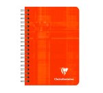 Carnet Clairefontaine reliure spirale 95 x 140 mm - ligné - 180 pages