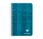 Carnet spirales Clairefontaine 11 x 17 cm - petits carreaux - 180 pages