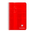 Carnet spirales Clairefontaine 11 x 17 cm - petits carreaux - 180 pages