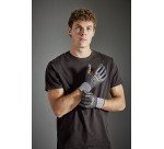 Guanti antitaglio A U-Power Kumba in nitrile nero, 1 paio