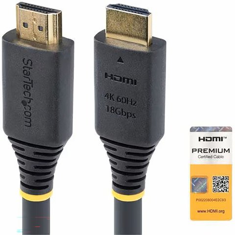 Cable HDMI Startech Certificado Premium de Alta Velocidad 5 metros