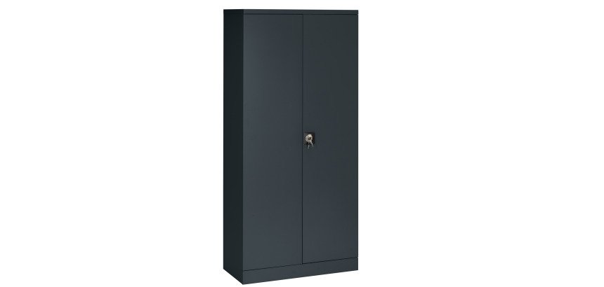 Armoire métal haute à portes battantes Union G.  L 91,6 x P 42,2 cm unicolore