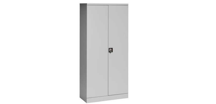 Armoire métal haute à portes battantes Union G.  L 91,6 x P 42,2 cm unicolore