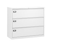 Archivador gran capacidad Pro G - 3 cajones - para carpetas colgantes A4 y Folio - An 120 cm