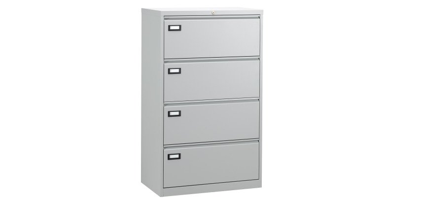 Archivador gran capacidad Pro G - 4 cajones - para carpetas colgantes A4 y Folio - An 80 cm
