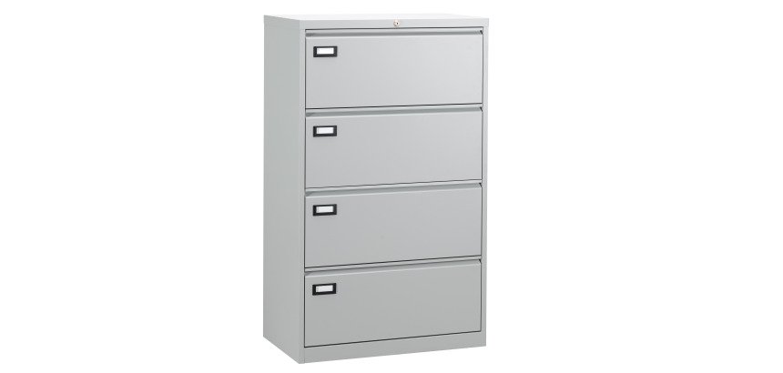 Archivador gran capacidad Pro G - 4 cajones - para carpetas colgantes A4 y Folio - An 80 cm