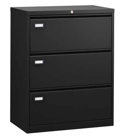 Archivador gran capacidad Pro G Negro - 3 cajones - An 80 cm