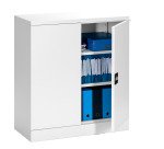 Armario de oficina metálico desmontable Unión G. puertas batientes Alt. 100 x An. 91,6 cm