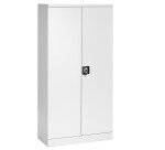 Armoire métal haute à portes battantes Union G.  L 91,6 x P 42,2 cm unicolore