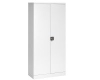 Tall metal wardrobe with hinged doors Union G. W 91.6 x D 42.2 cm plain color