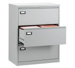 Crédence monobloc Pro G. 3 tiroirs L 80 cm