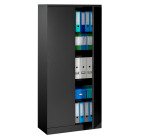 Armoire métal haute à portes battantes Union G.  L 91,6 x P 42,2 cm unicolore