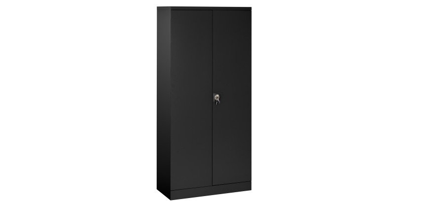Armoire métal haute à portes battantes Union G.  L 91,6 x P 42,2 cm unicolore